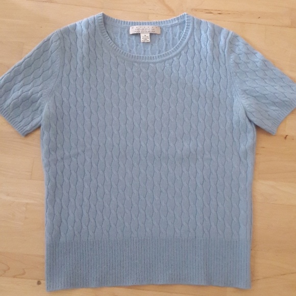 Saks Fifth Avenue Sweaters - Cashmere Short Sleeve Sweater